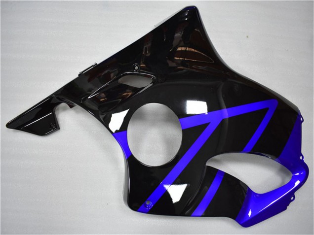 Migliori Carena Moto Honda CBR600 F4i 2001-2003 - Blu Nero Lucido