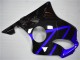 Migliori Carena Moto Honda CBR600 F4i 2001-2003 - Blu Nero Lucido