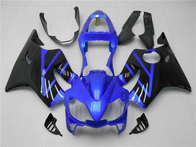 Migliori Carena Moto Honda CBR600 F4i 2001-2003 - Blu Nero Lucido