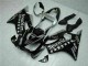 Migliori Carena Moto Honda CBR600 F4i 2001-2003 - Nero Lucido Argento SevenStars