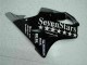 Migliori Carena Moto Honda CBR600 F4i 2001-2003 - Nero Lucido Argento SevenStars