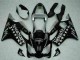 Migliori Carena Moto Honda CBR600 F4i 2001-2003 - Nero Lucido Argento SevenStars