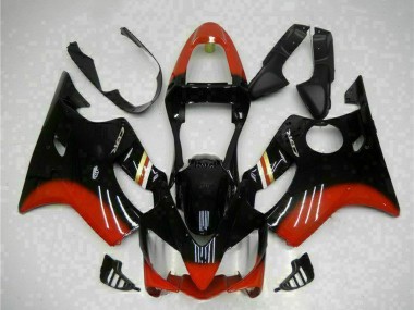 Migliori Kit Carena Moto Honda CBR600 F4i 2001-2003 - Rosso Nero Lucido
