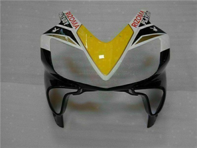 Migliori Carena Moto Honda CBR600 F4i 2001-2003 - Bianco Giallo Nero Lucido Playboy