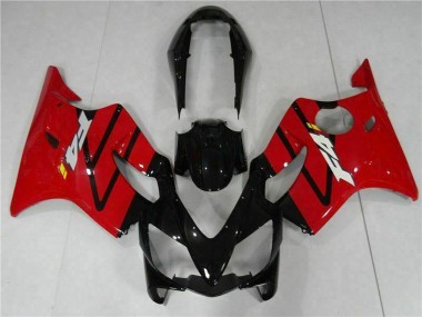 Migliori Kit Carena Moto ABS Honda CBR600 F4i 2004-2007 - Rosso Nero Lucido