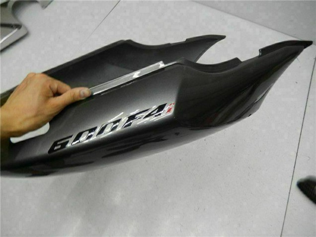 Migliori Carena Moto Honda CBR600 F4i 2004-2007 - Argento Nero Opaco