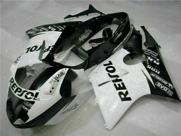 Migliori Carena Moto Honda CBR1100XX Blackbird 1996-2007 - Bianco Nero Lucido Repsol