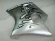 Migliori Carena Moto Honda CBR1100XX Blackbird 1996-2007 - Argento Nero Fiamma