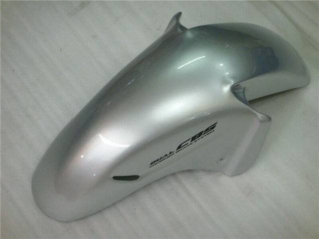 Migliori Carena Moto Honda CBR1100XX Blackbird 1996-2007 - Argento Nero Fiamma