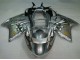 Migliori Carena Moto Honda CBR1100XX Blackbird 1996-2007 - Argento Nero Fiamma