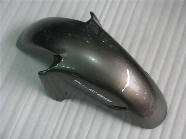 Migliori Carena Moto Honda CBR1100XX Blackbird 1996-2007 - Nero Lucido Argento Fiamma