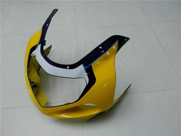 Migliori Carena Moto Suzuki GSXR 600/750 2001-2003 - Giallo Blu Scuro Nero Lucido