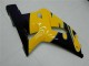 Migliori Carena Moto Suzuki GSXR 600/750 2001-2003 - Giallo Blu Scuro Nero Lucido
