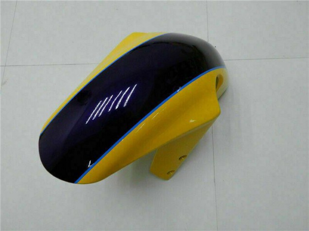 Migliori Carena Moto Suzuki GSXR 600/750 2001-2003 - Giallo Blu Scuro Nero Lucido