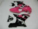 Migliori Carena Moto Suzuki GSXR 600/750 2001-2003 - Rosa Argento Nero Lucido