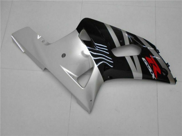 Migliori Carena Moto Suzuki GSXR 600/750 2001-2003 - Argento Nero Lucido Rosso