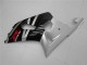 Migliori Carena Moto Suzuki GSXR 600/750 2001-2003 - Argento Nero Lucido Rosso