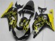 Migliori Carena Moto Suzuki GSXR 600/750 2001-2003 - Nero Lucido Giallo Fiamma