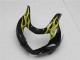 Migliori Carena Moto Suzuki GSXR 600/750 2001-2003 - Nero Lucido Giallo Fiamma