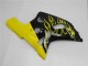 Migliori Carena Moto Suzuki GSXR 600/750 2001-2003 - Nero Lucido Giallo Fiamma