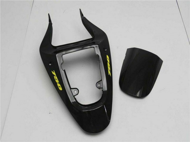 Migliori Carena Moto Suzuki GSXR 600/750 2001-2003 - Nero Lucido Giallo Fiamma