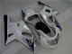 Migliori Carena Moto Suzuki GSXR 600/750 2001-2003 - Bianco Argento Blu Nero
