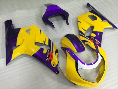Migliori Carena Moto Suzuki GSXR 600/750 2001-2003 - Giallo Viola