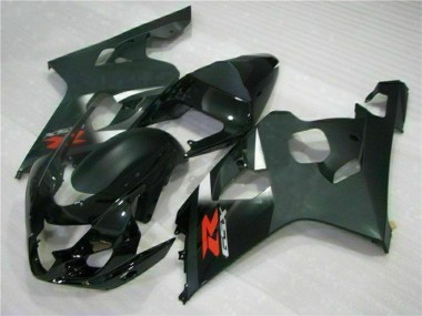 Migliori Carena Moto Suzuki GSXR 600/750 2004-2005 - Nero Lucido Nero Opaco Rosso Decal
