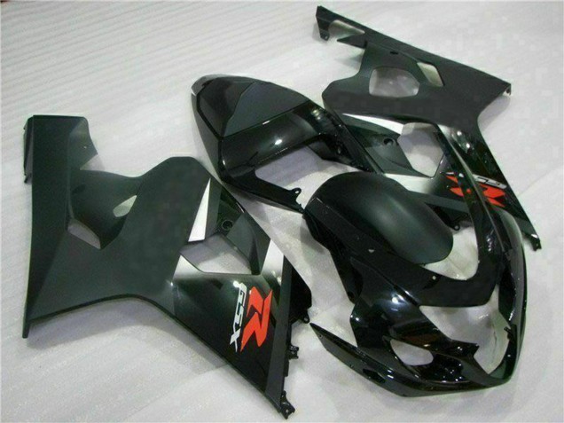 Migliori Carena Moto Suzuki GSXR 600/750 2004-2005 - Nero Lucido Nero Opaco Rosso Decal