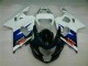 Migliori Carena Moto Suzuki GSXR 600/750 2004-2005 - Bianco Blu Nero Lucido Rosso