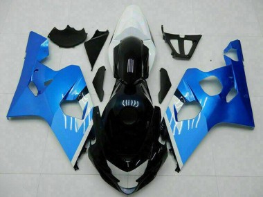 Migliori Carena Moto Suzuki GSXR 600/750 2004-2005 - Bianco Blu Nero