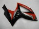 Migliori Carena Moto Suzuki GSXR 600/750 2006-2007 - Rosso Nero Lucido