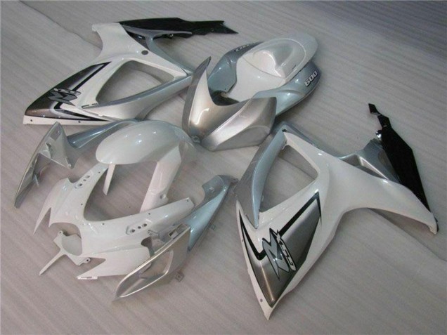 Migliori Carena Moto Suzuki GSXR 600/750 2006-2007 - Bianco Argento