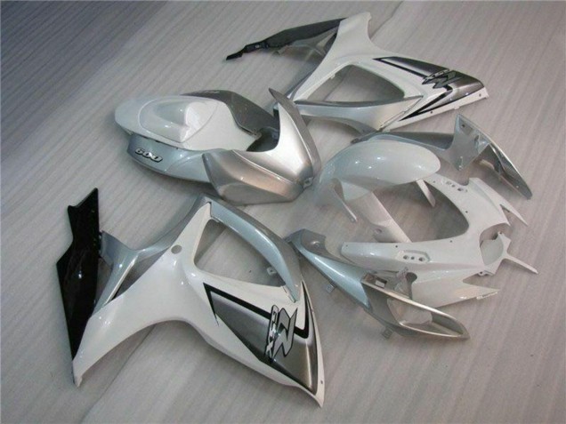 Migliori Carena Moto Suzuki GSXR 600/750 2006-2007 - Bianco Argento