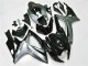 Migliori Carena Moto Suzuki GSXR 600/750 2006-2007 - Argento Nero Lucido