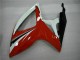 Migliori Carena Moto Suzuki GSXR 600/750 2006-2007 - Bianco Rosso Nero Lucido Banda