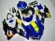 Migliori Carena Moto Suzuki GSXR 600/750 2008-2010 - Blu Giallo Squalo