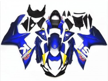 Migliori Carena Moto Suzuki GSXR 600/750 2011-2024 - Blu Bianco