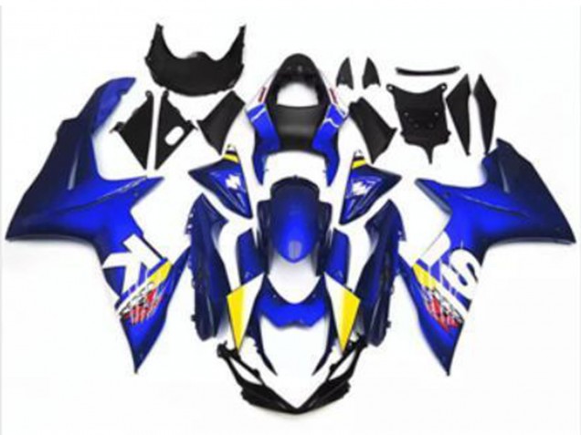 Migliori Carena Moto Suzuki GSXR 600/750 2011-2024 - Blu Bianco