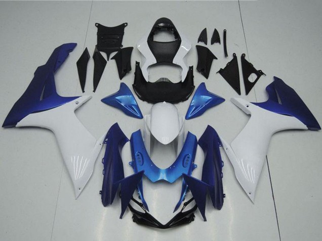 Migliori Carena Moto Suzuki GSXR 600/750 2011-2024 - Bianco Azzurro Chiaro