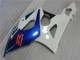 Migliori Kit Carena Moto Suzuki GSXR 1000 2005-2006 - Bianco Blu Nero Lucido