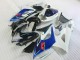 Migliori Kit Carena Moto Suzuki GSXR 1000 2005-2006 - Bianco Blu Nero Lucido