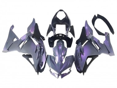 Migliori Carena Moto Kawasaki Ninja 500 EX500R 2024-2025 - Camaleonte Grigio Dazz Viola Perla