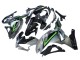 Migliori Carena Moto Kawasaki Ninja 500 EX500R 2024-2025 - Grigio Verde Nero