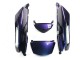 Migliori Carena Moto Kawasaki ZX14R ZZR1400 2006-2011 - Camaleonte Blu Viola