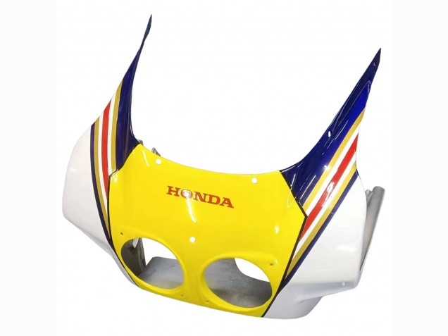 Migliori Carena Moto Honda CBR400RR NC23 1987-1989 - Bianco Giallo Blu Rothmans