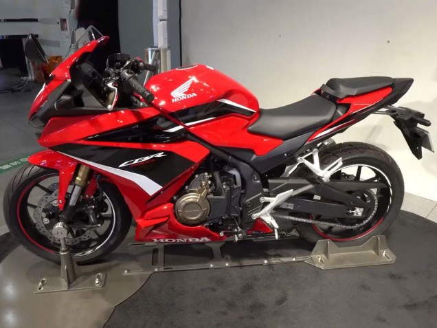 Migliori Carena Moto Honda CBR400R 2022 - Rosso Bianco Nero Lucido