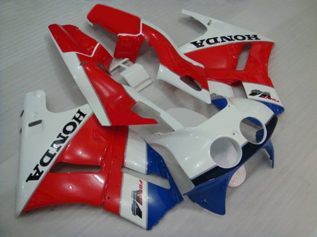 Migliori Carena Moto Honda VFR400R NC30 1988-1992 - Bianco Rosso Blu