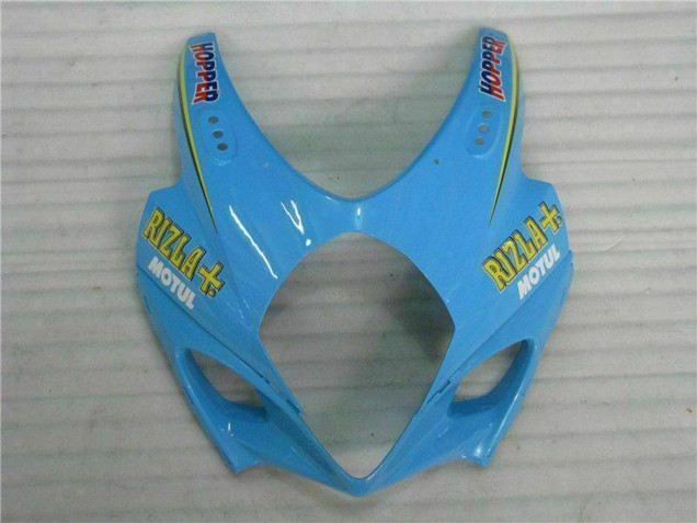 Migliori Kit Carena Moto Suzuki GSXR 1000 2007-2008 - Blu Oro Nero Rizla