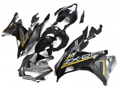 Migliori Carena Moto Kawasaki ZX25R ZX-25R 2019-2025 - Grigio Oro Nero Lucido
